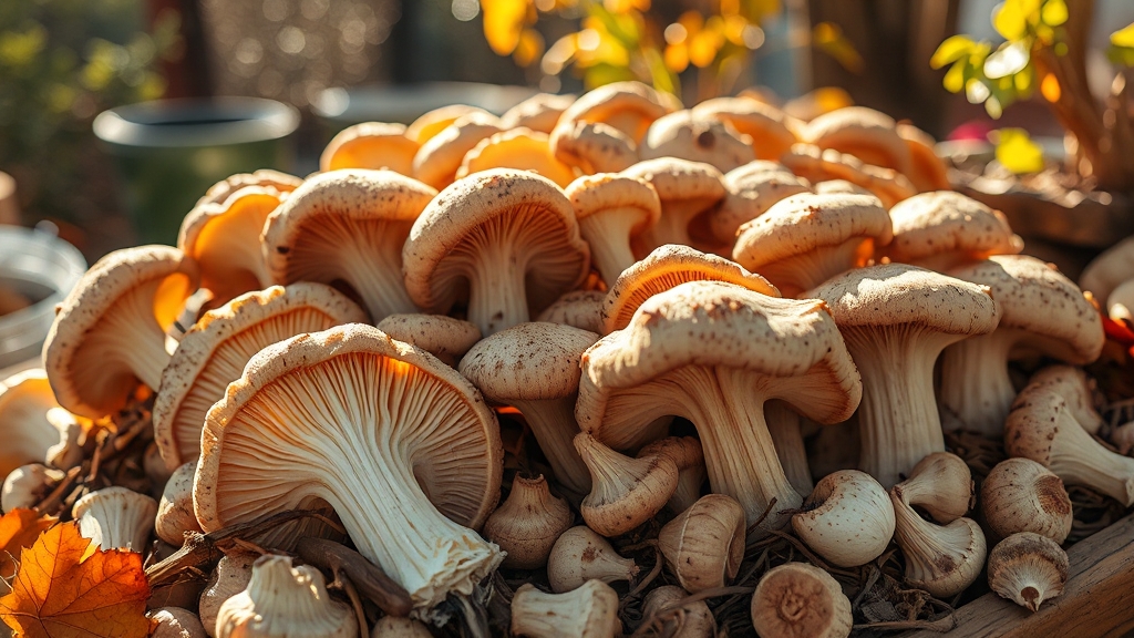 참송이버섯 가격 정보 (realistic 스타일)