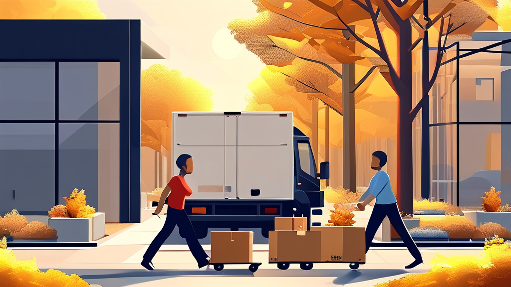 포장이사 비용, 무엇부터 알아봐야 할까? (illustration 스타일)