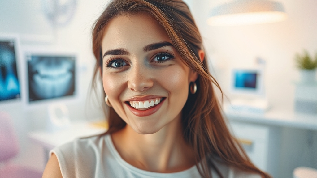 치과 검진의 중요성 (watercolor 스타일)