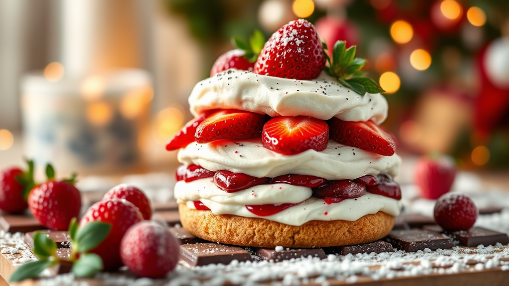 딸기시루, 왜 핫할까? (realistic 스타일)