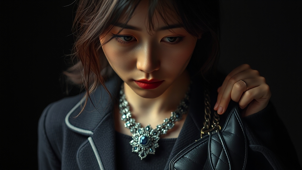 명품 수수 의혹 개요 (realistic 스타일)