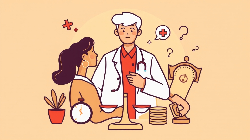 건강검진 비용은? (illustration 스타일)