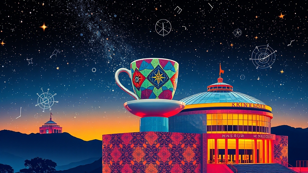 충주 박물관, 과학관으로 떠나는 지식 여행 (popart 스타일)