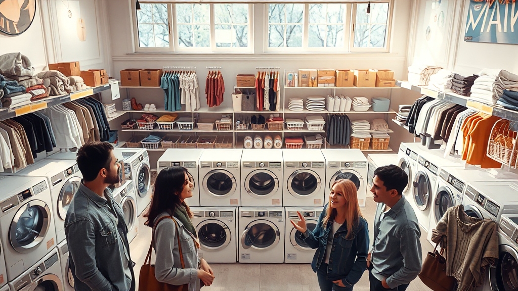 나에게 맞는 세탁기는? (realistic 스타일)