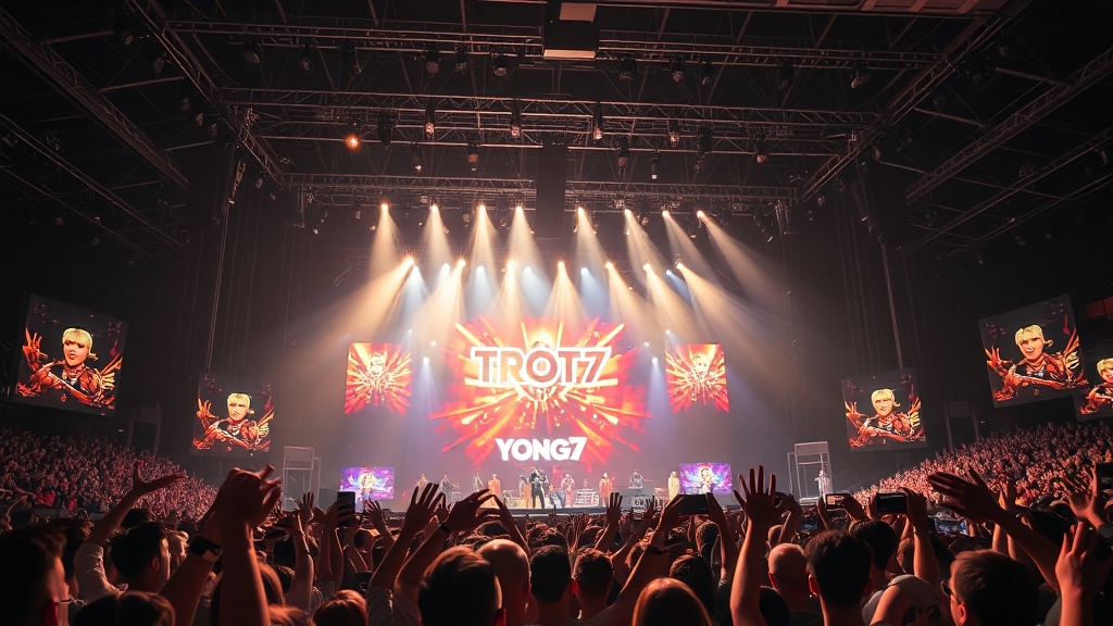 콘서트, 놓치지 마세요! (realistic 스타일)