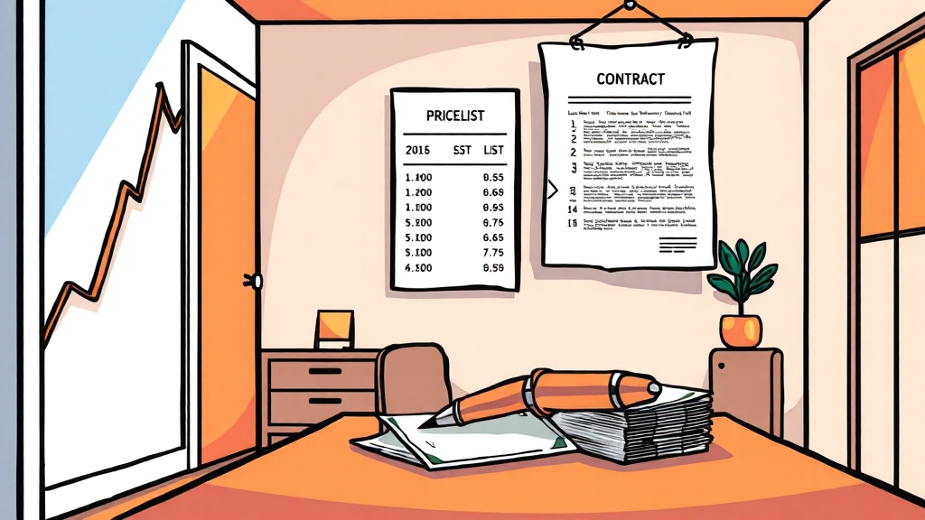 분양가 및 금융 조건 (cartoon 스타일)