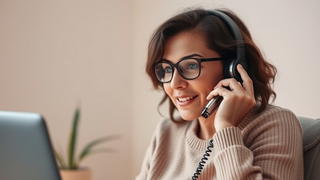 고객센터 이용 안내 (realistic 스타일)