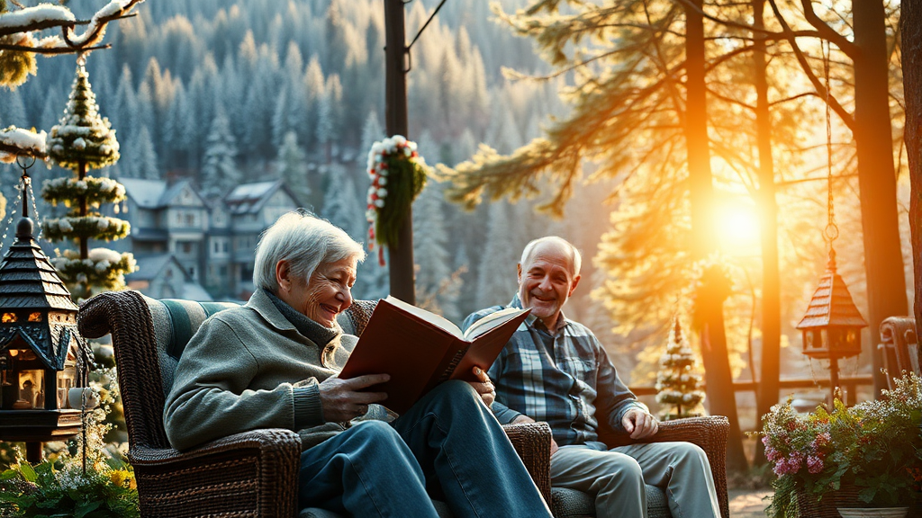 실버타운, 어떤 곳일까요? (realistic 스타일)