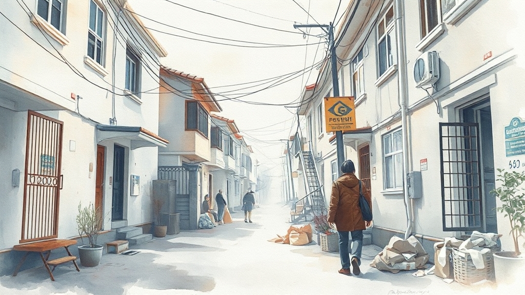 전세사기 피해 인정 기준 및 사례 (watercolor 스타일)