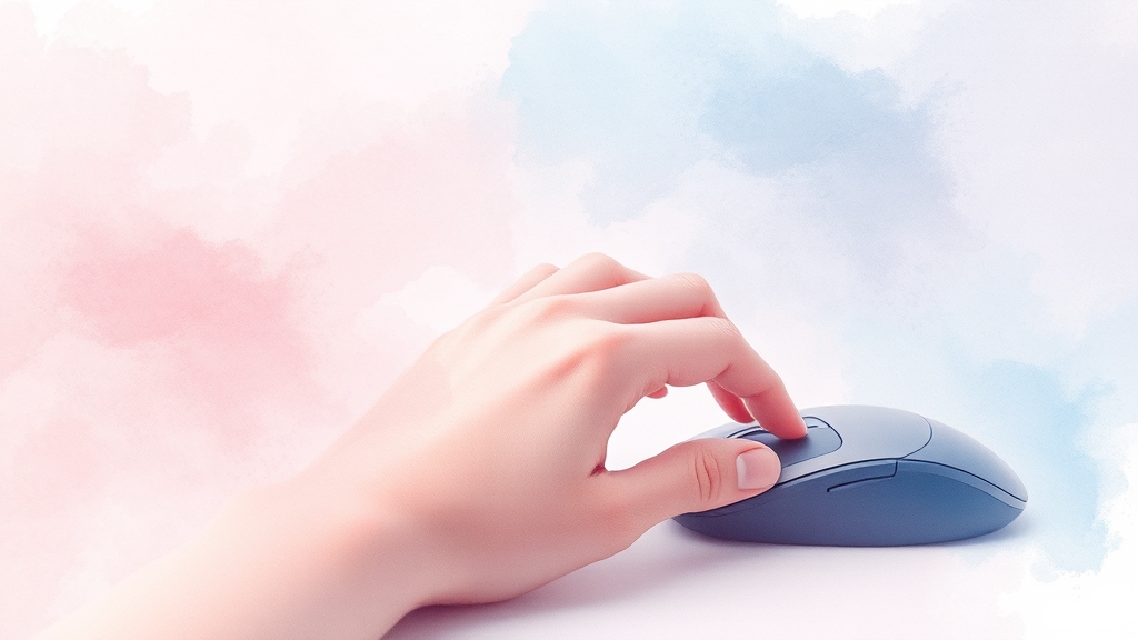 자가 관리 및 완화법 (watercolor 스타일)