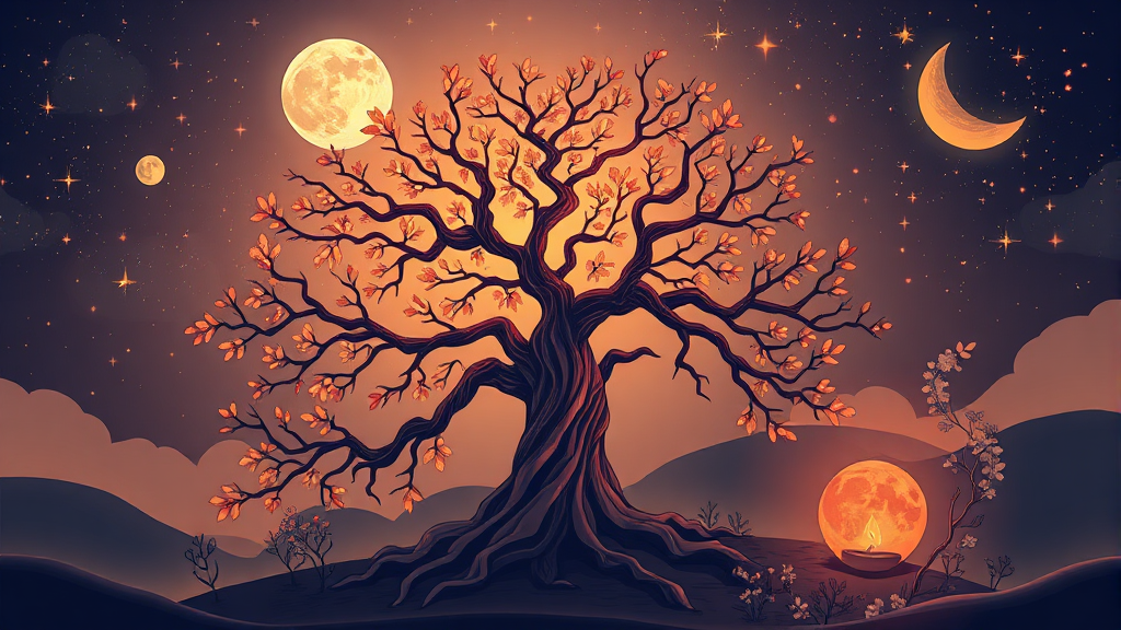 황칠나무 추출물의 주요 효능 알아보기 (illustration 스타일)