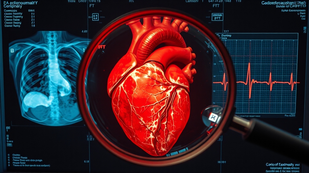 심비대증, 어떻게 진단하나요? (realistic 스타일)