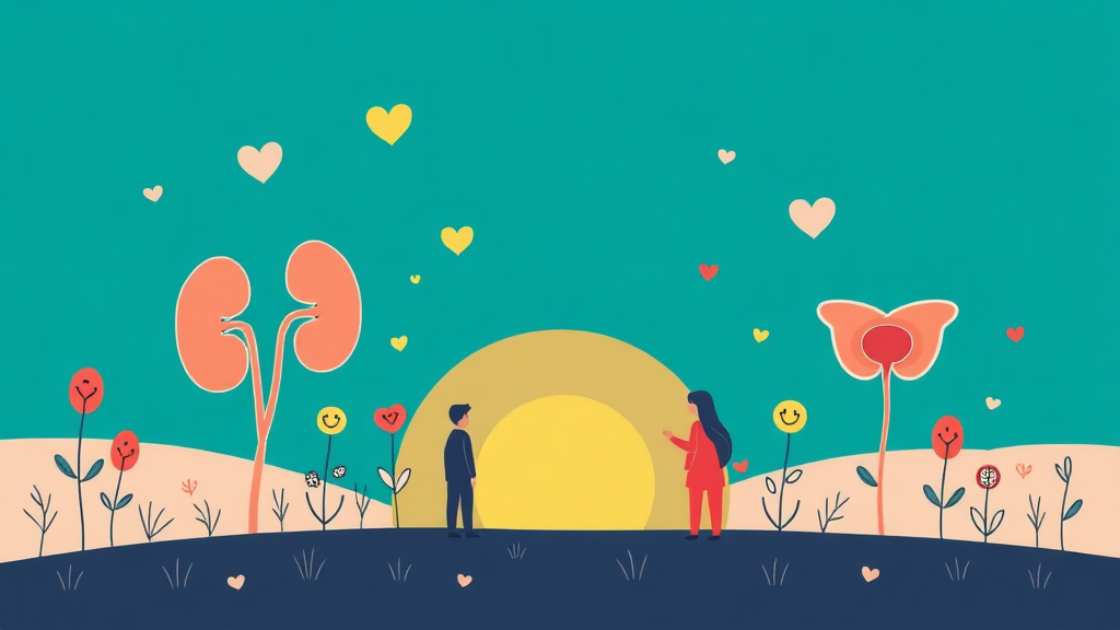 비뇨기과, 무엇을 진료하나요? (illustration 스타일)