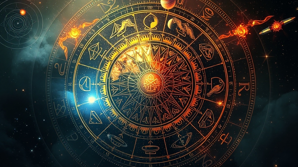 오늘의 운세: 긍정적/부정적 요소 (realistic 스타일)