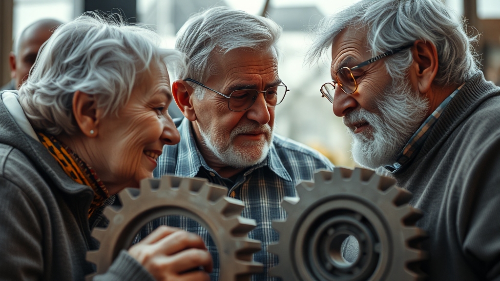 정년연장, 미래를 위한 투자 (realistic 스타일)