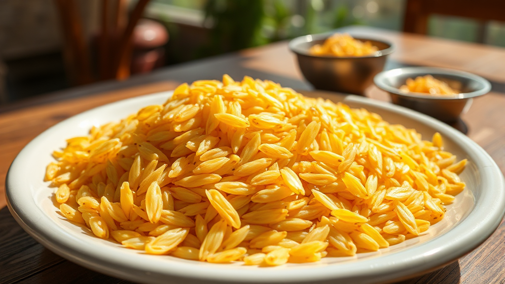 상황버섯쌀, 어떤 효능이 있을까? (realistic 스타일)