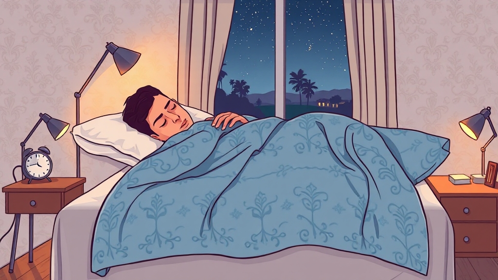 시원한 침구 & 샤워법 (cartoon 스타일)