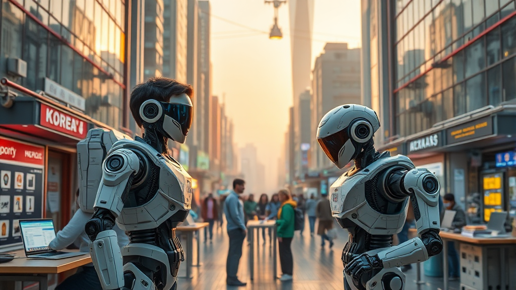 AI 시대, 미래는 어떻게 변할까? (realistic 스타일)