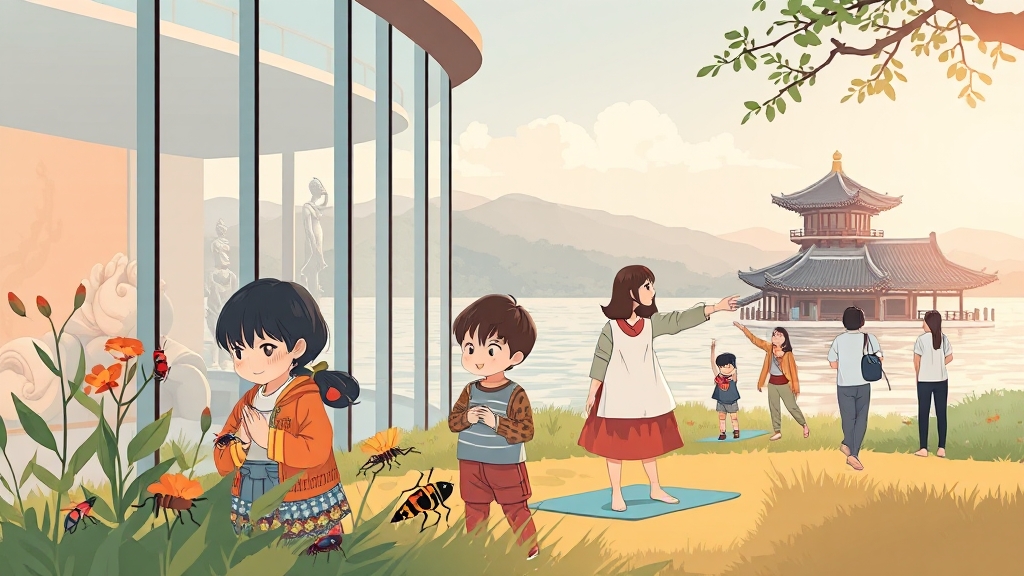 인기 프로그램 및 시설 추천 (illustration 스타일)