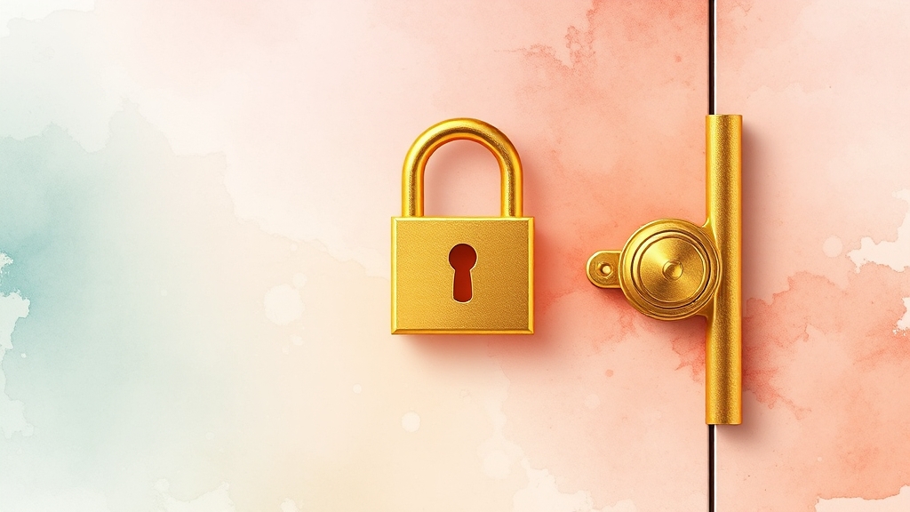 보안 기능 및 안전성 (watercolor 스타일)