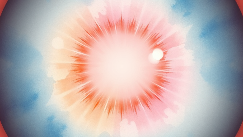 유전, 질병, 환경 요인: 백내장 발병의 다양한 원인 (watercolor 스타일)