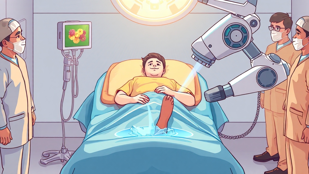 수술적 치료 옵션 (cartoon 스타일)