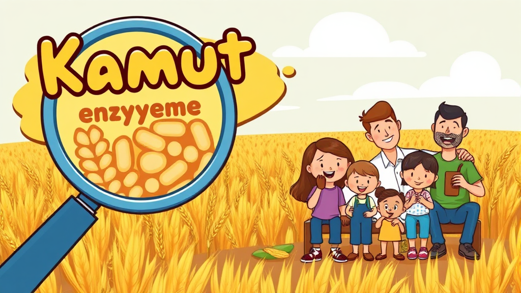 카무트 효소, 부작용은 없을까? (cartoon 스타일)