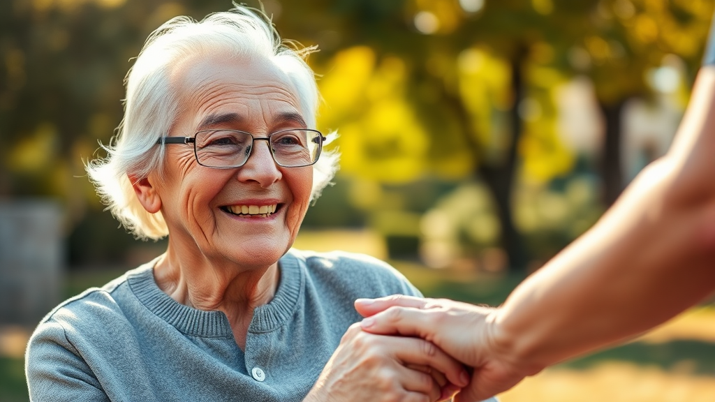 장기요양등급 신청 (realistic 스타일)