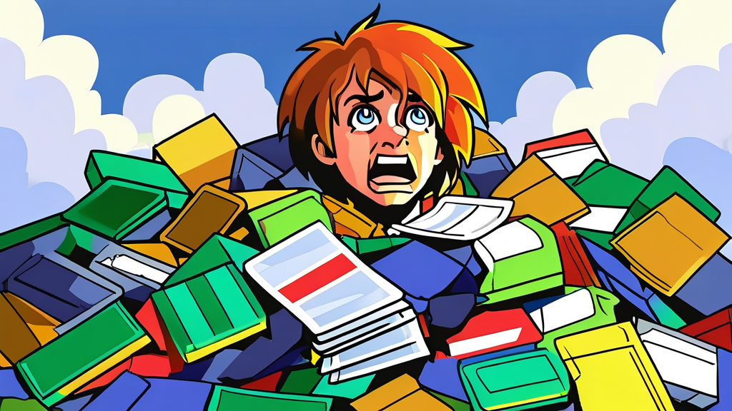 ADHD 성인의 지출 관리 심리: 불안과 후회 극복하기 5 ADHD 성인의 지출 관리, 숨겨진 취약점 (cartoon 스타일)