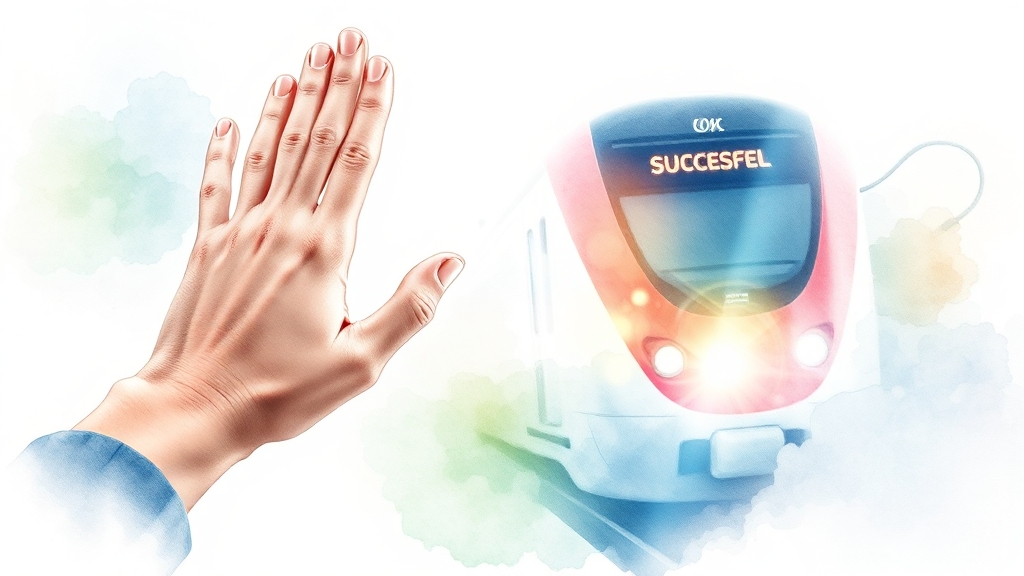 기차표 예매 성공 꿀팁 (watercolor 스타일)