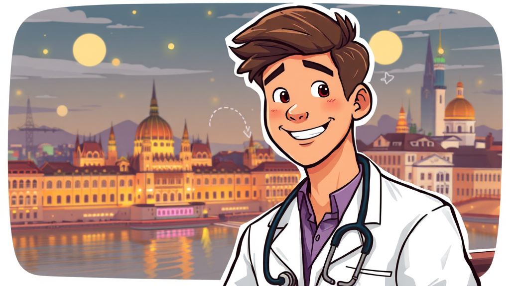 헝가리 의대, 왜 주목받을까? (cartoon 스타일)