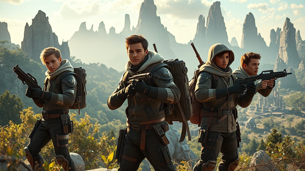 오픈월드 탐험, 어디까지? (realistic 스타일)