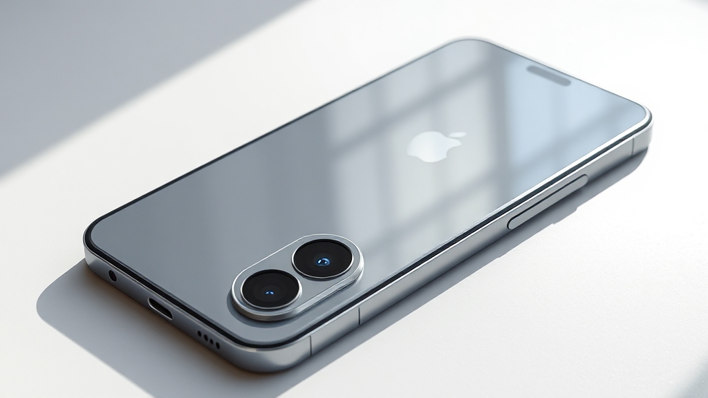 아이폰 17 출시일 및 가격 전망 (realistic 스타일)