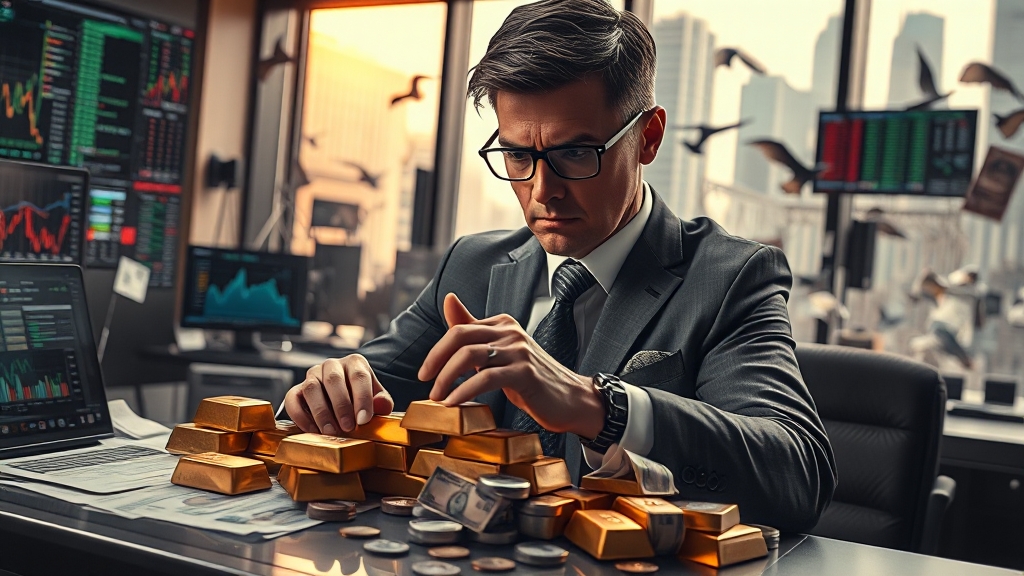 금, 언제 팔아야 가장 좋을까요? (realistic 스타일)