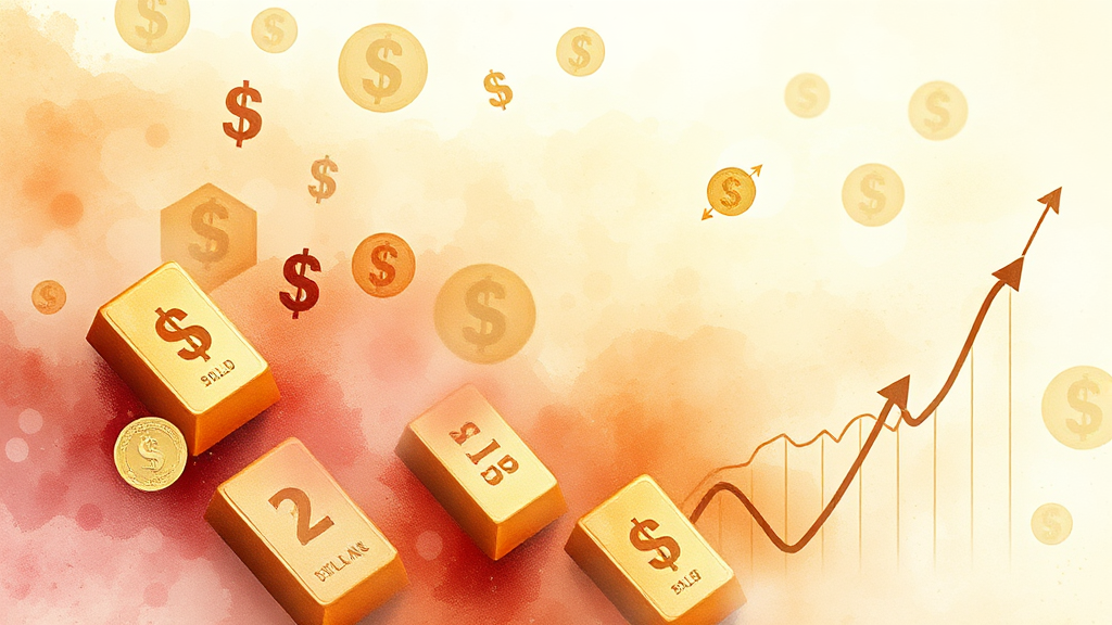 금값 변동 요인 심층 분석 (watercolor 스타일)