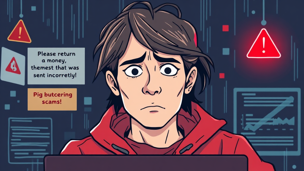 핑돈 사기, 어떤 수법이 있을까? (illustration 스타일)