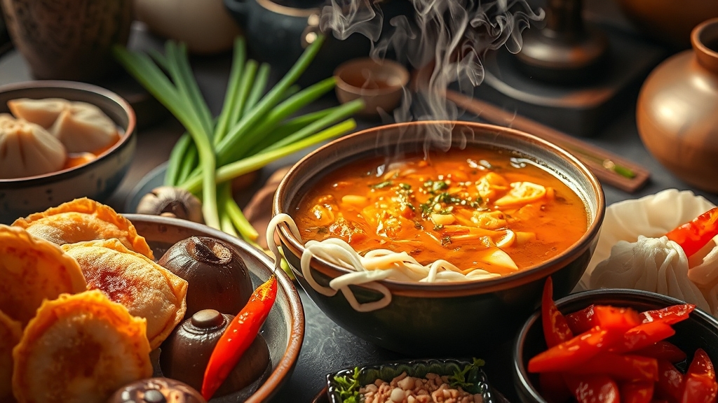 곁들임 재료 및 마무리 (realistic 스타일)