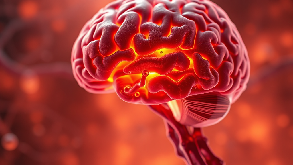 뇌경색 치료 방법: 혈전용해제, 재활 (realistic 스타일)