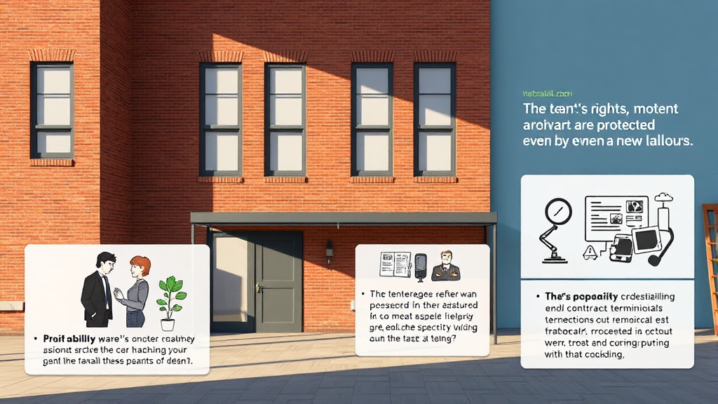 임대인 변경 시 세입자의 권리 (realistic 스타일)