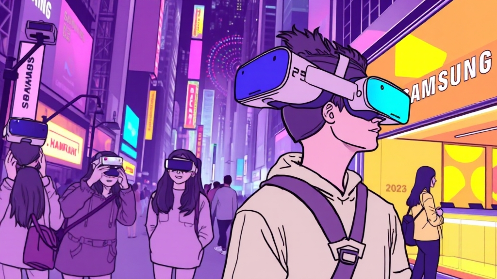 갤럭시 XR 출시일 및 구매 방법 (illustration 스타일)