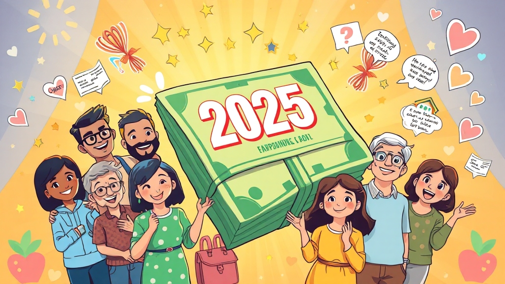 2025년 근로장려금 핵심 요약 (cartoon 스타일)