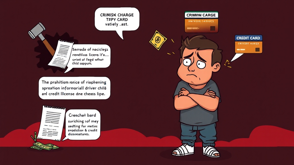 양육비 미이행자에 대한 강력한 제재 (cartoon 스타일)