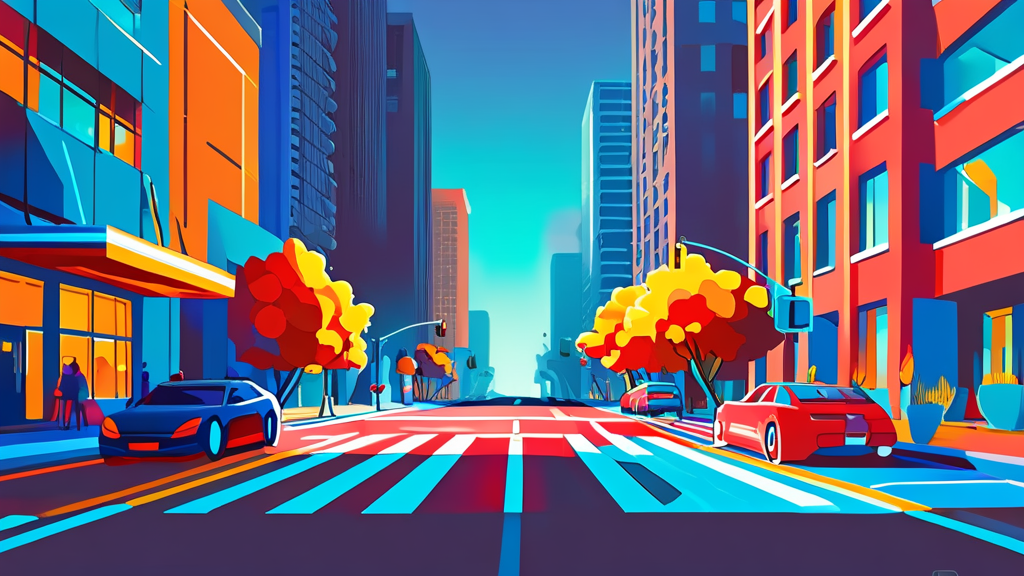 빨간불 우회전, 보행자 없을 때도? 단속 기준 파헤치기 (cartoon 스타일)