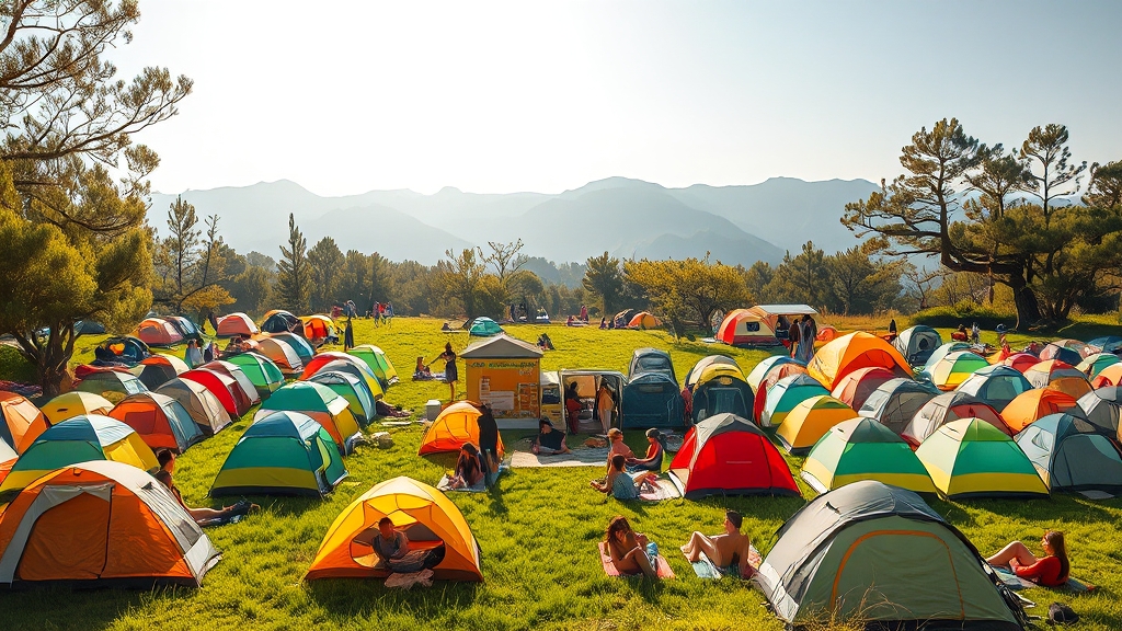 롯데마트 & 롯데온 캠핑용품 할인 (realistic 스타일)