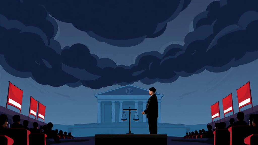 법률 사법 관련 소식 (cartoon 스타일)