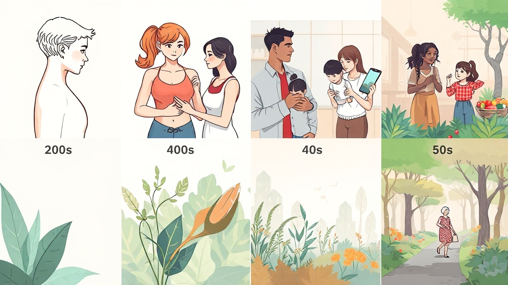 나에게 맞는 검진은 무엇일까요? (illustration 스타일)