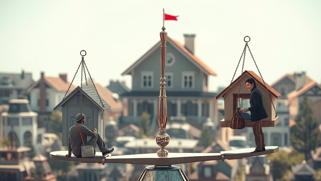 주담대 vs 신용대출 금리 역전 현상 (realistic 스타일)