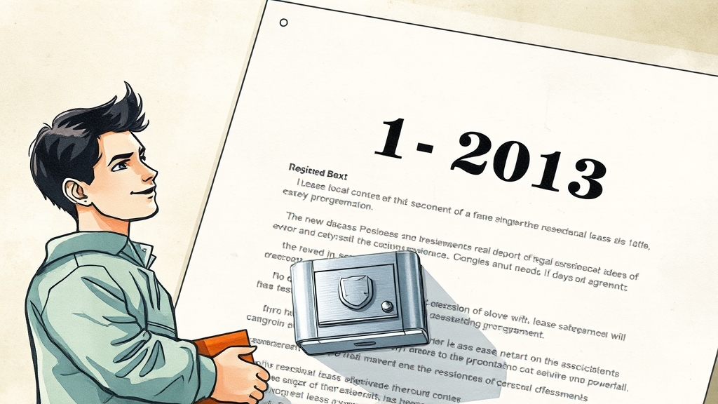 신청 후 효력 및 이사 시 주의사항 (illustration 스타일)