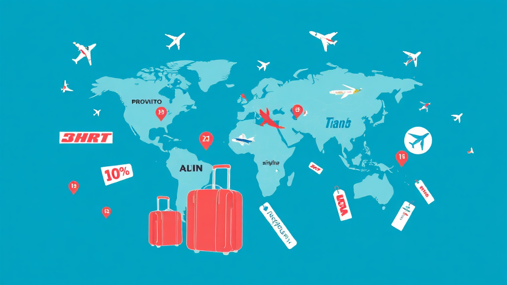 인기 항공사별 특가 분석: 나에게 맞는 항공권은? (illustration 스타일) (재시도)