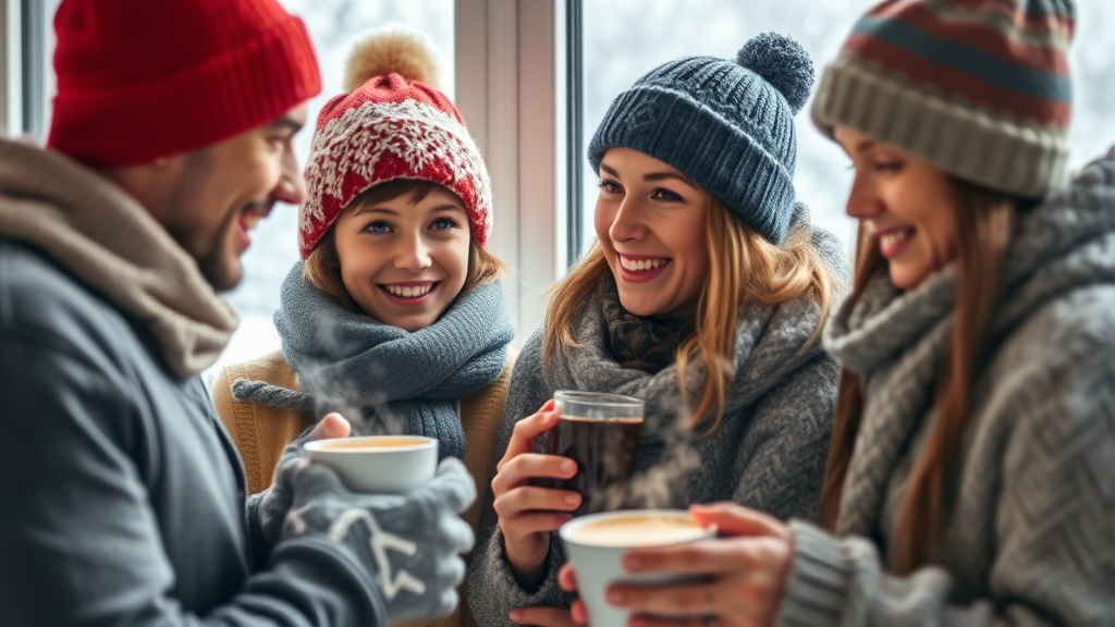 건강한 겨울, 함께 만들어요! (realistic 스타일)